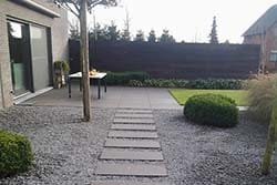 Portfoliofoto van een aangelegde tuin