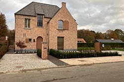 Recent gerealiseerde tuin, januari 2024