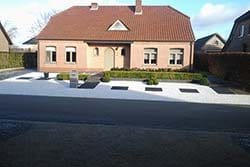 Realisatiefoto van een tuinontwerp in Limburg